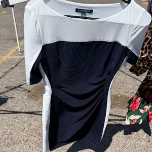 Ralph Lauren Black and White Dress